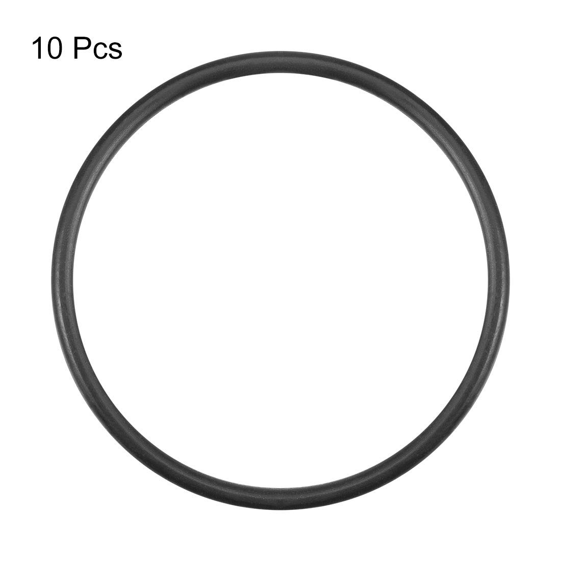 Sourcing Map Nitrile Caoutchouc Joints Toriques 6.6mm OD 3mm ID 1.8mm