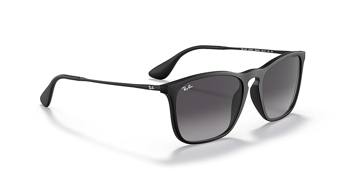 Amazon.com: Ray-Ban Man Sunglasses Rubber Black Frame, Grey