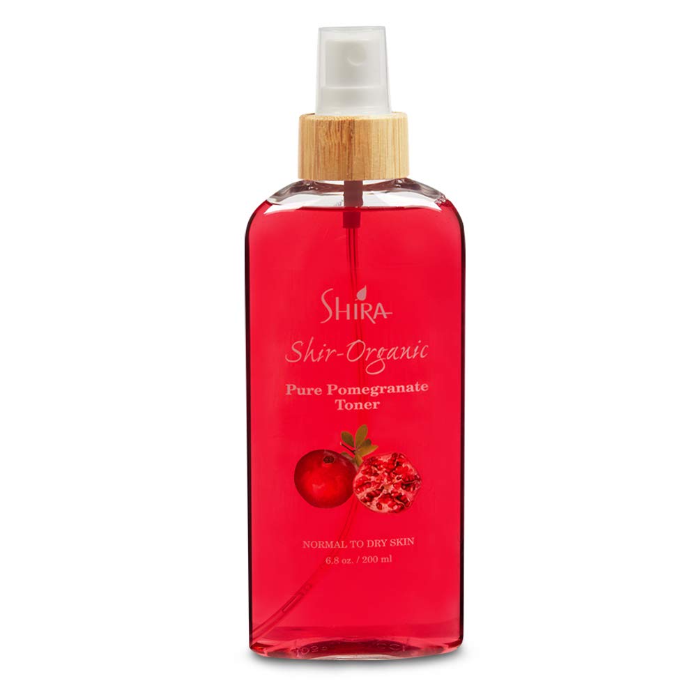 Shir 200ml - Pomegranate Facial Toner & Hydrating Mist - Natural Glow Toner for Women, Organic Brightening Toner for Daily Skincare, Suitable for All Skin Types, Refreshing & Hydrating
