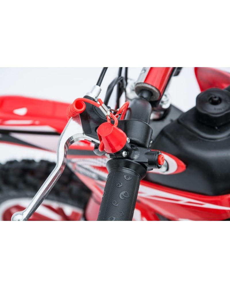 T-MOTO Mini Cross 50cc Benzina KXD 701, Minimoto a Benzina Mini Moto Cross 2 Tempi Ruota 10/10 Uso Off Road, Motocross 50cc, Moto Cross Bambino/Ragazzo (Arancio)