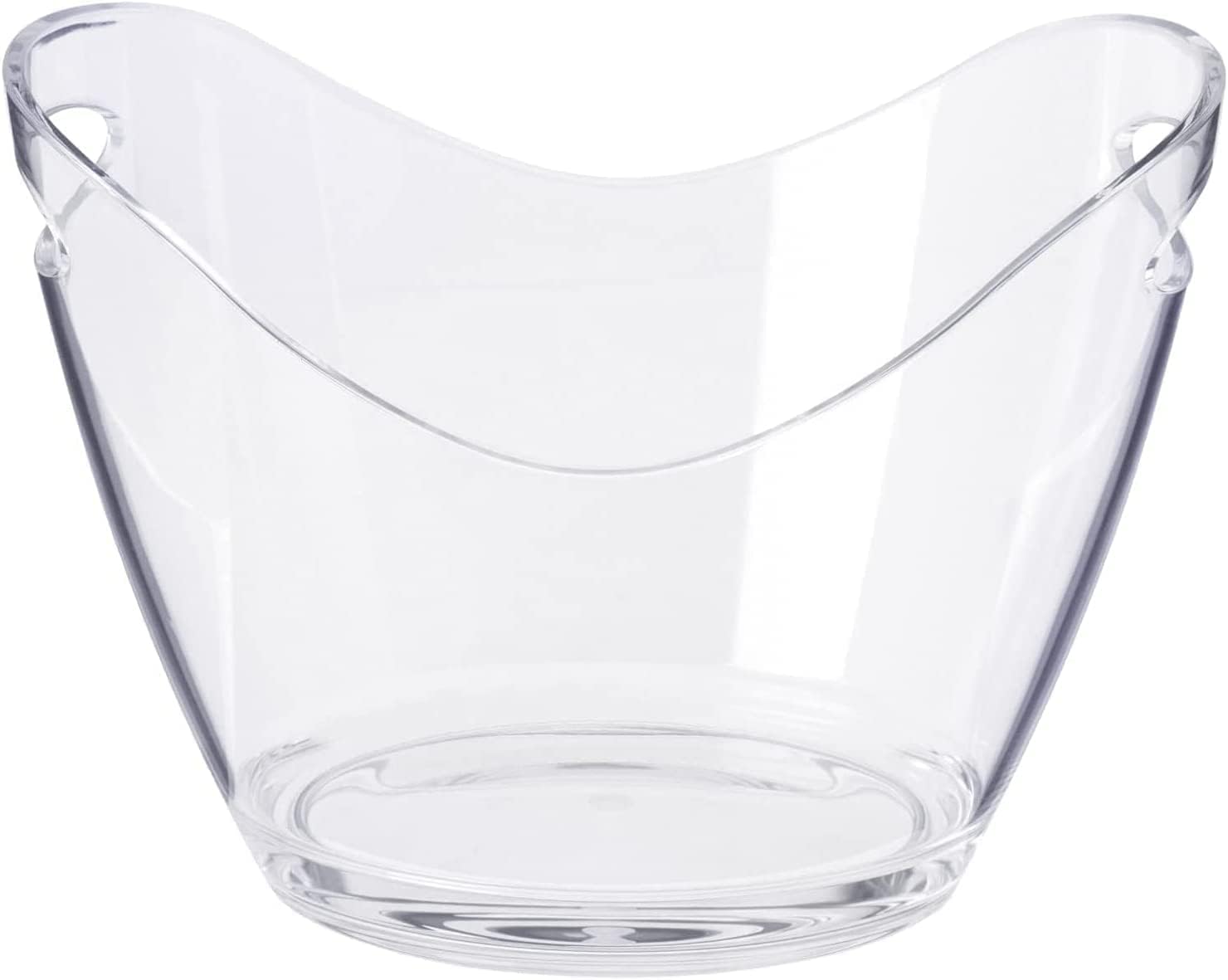 Kulgeet Transparent Ice Bucket | Plastic Ice Bucket for Bar & Home | Champagne, Wine, Beer Bucket | Barware ; Capacity 4 LTR-image-31