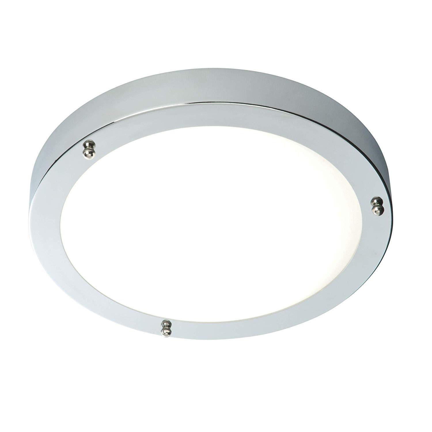 Saxby Lighting Chrome Saxby Bathroom Portico Led Ip44 9W Light Flush Led Module 220-240V