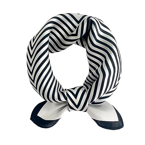 KOOYOL Seidentuch Halstücher Damen Halstuch Schal Seide Damenschal Seidenschal