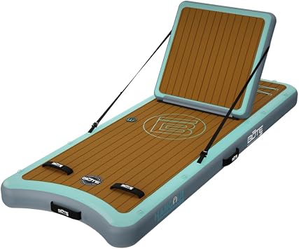 BOTE Aero Inflatable Hangout Suite Lounge Float Chair Removable Back Rest Adjustable Reclining Pool Lake Beach Adults Kids Family Friendly Blow Up Multiple Color Options