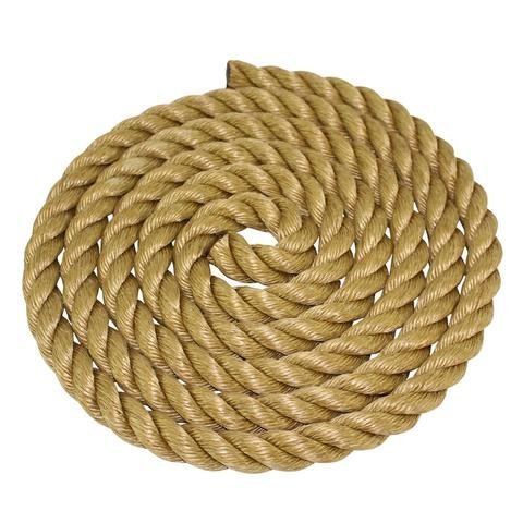 SGT KNOTS Twisted ProManila Rope - UnManila, Twisted 3 Strand Outdoor Rope, Lightweight Synthetic Rope for DIY Projects, Marine, Commercial (1