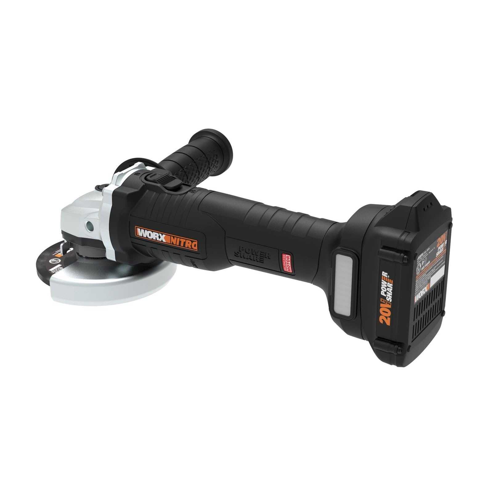 Worx 20V Angle Grinder - Cordless Power -2