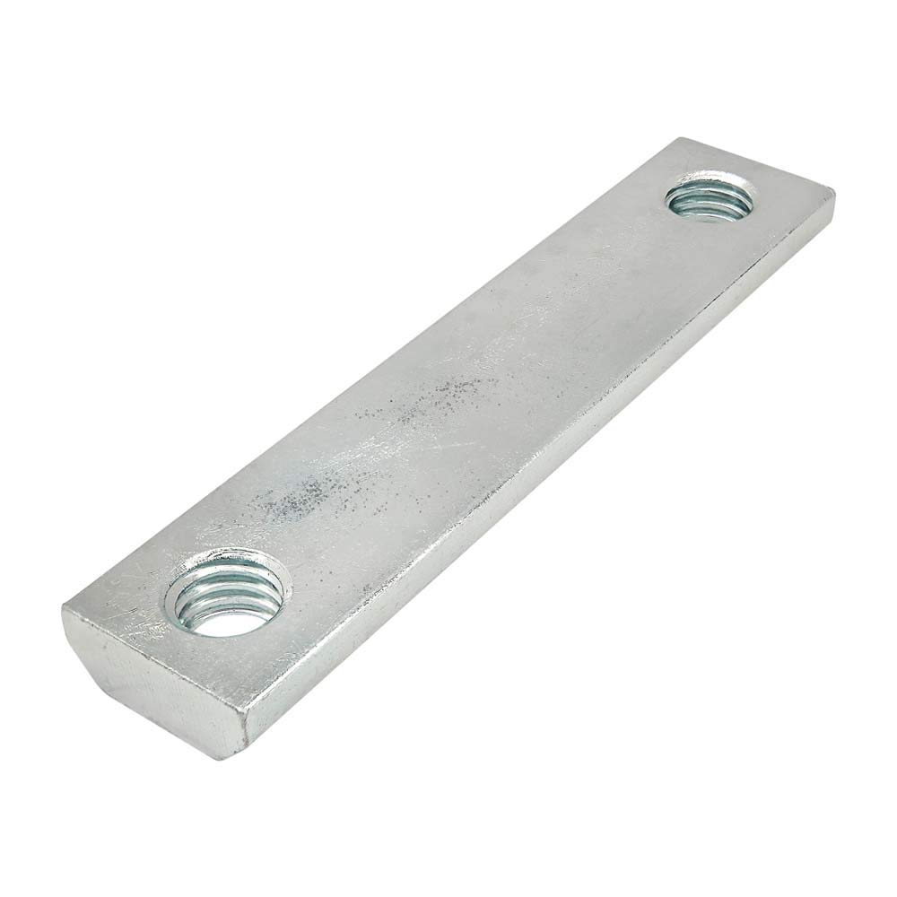 3910, 15 Series M8 x 1.25 Double Anchor Slide in T-Nut Long Steel (15 Pack)