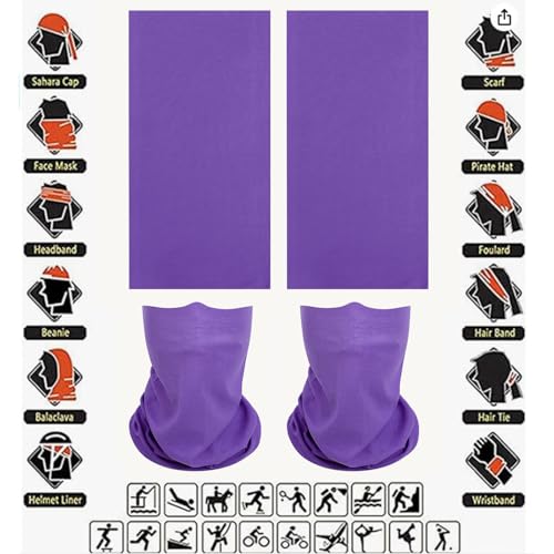 Image of Neck Gaiter Masks Tube Scarf,Seamless Bandanas Buffs Gators,Ourdoor Face Mask Face Covering Multi Headwear