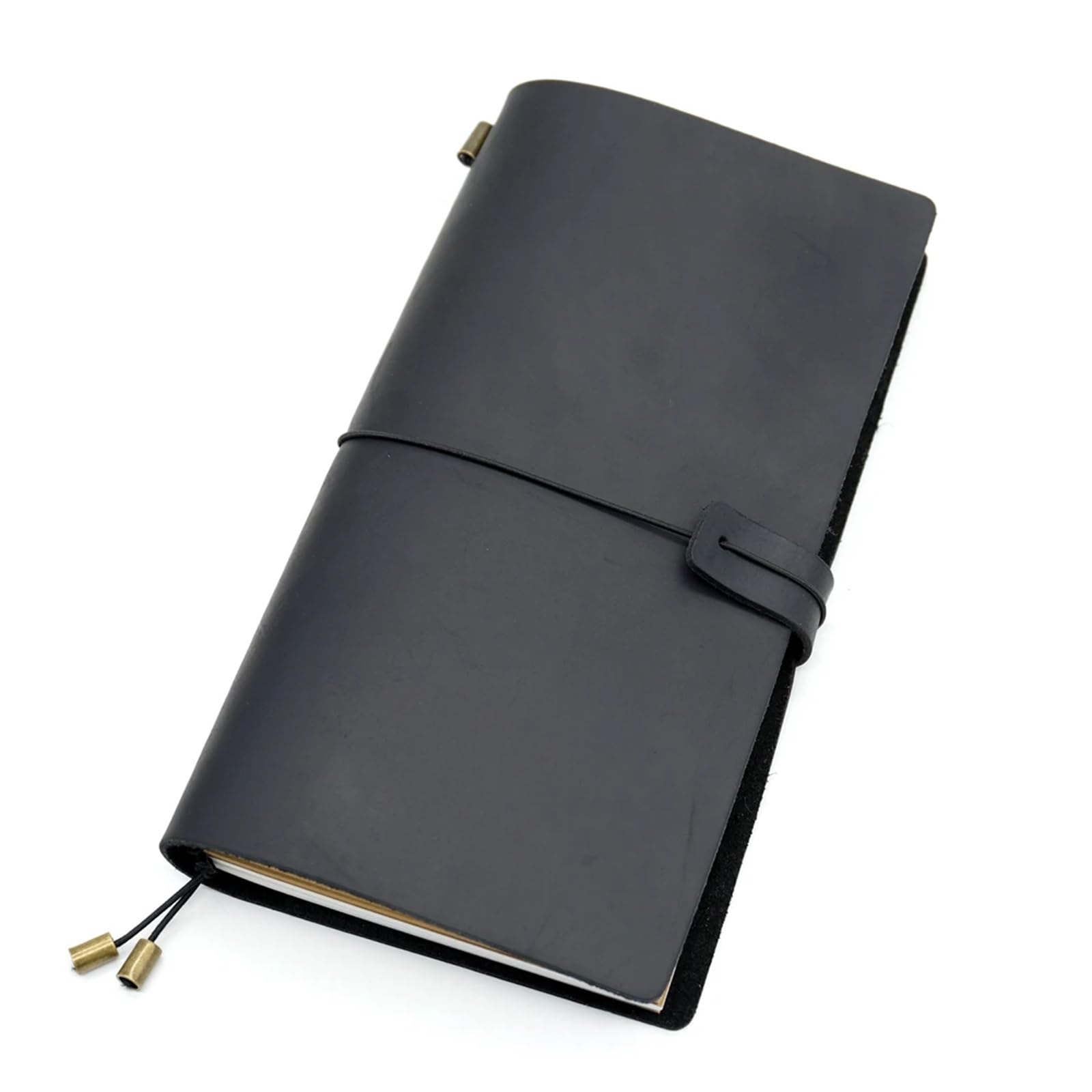 Notizbuch, Reisetagebuch, Tagebuch, Vintage-Geschenkplaner(Black,A5 22x15)