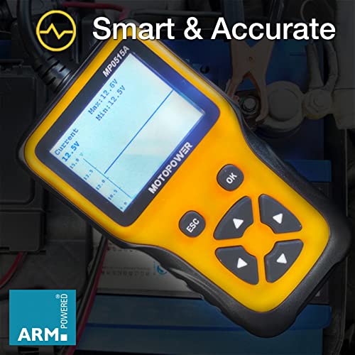 Motopower MP0515A 12V Car Battery Charge Tester And Alternator Analyzer thumb #7