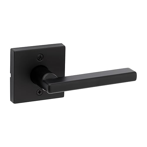 Kwikset Halifax Dummy Door Handle, Single Sided Lever for Closets,