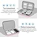 ProCase Hard Travel Electronic Organizer Case for MacBook Power Adapter Chargers Cables Power Bank Apple Magic Mouse Apple Pencil USB Flash Disk SD Card Small Portable Accessories Bag -Rosegold, L