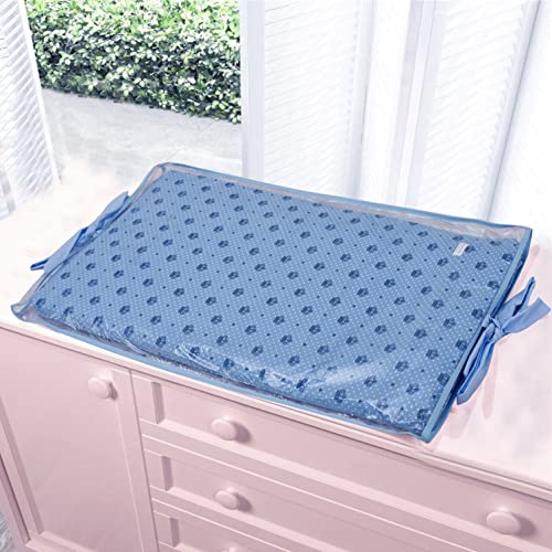 Trocador Plastificado Para Cômoda - Coroa Azul