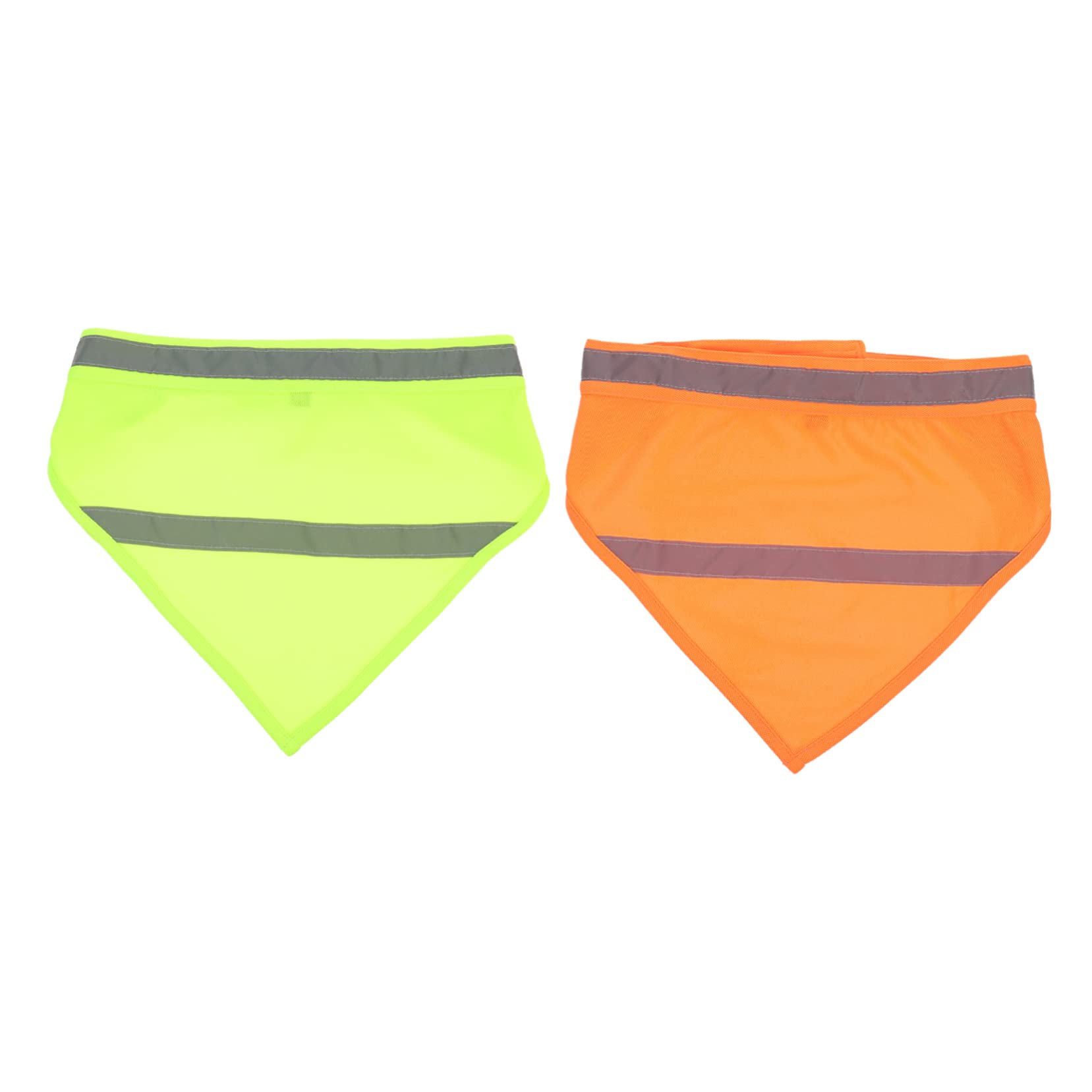 Accessoires pour petits chiens chat YARNOW serviette triangulaire réfléchissante orange