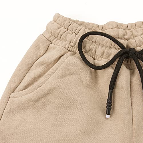 Loco Loco Kids Sweatsuit Sets For Girls Hoodie And Jogger Sweatpants Tracksuit Sweatsuits Set Zipper Hoodie 9-15 Years #TOP7