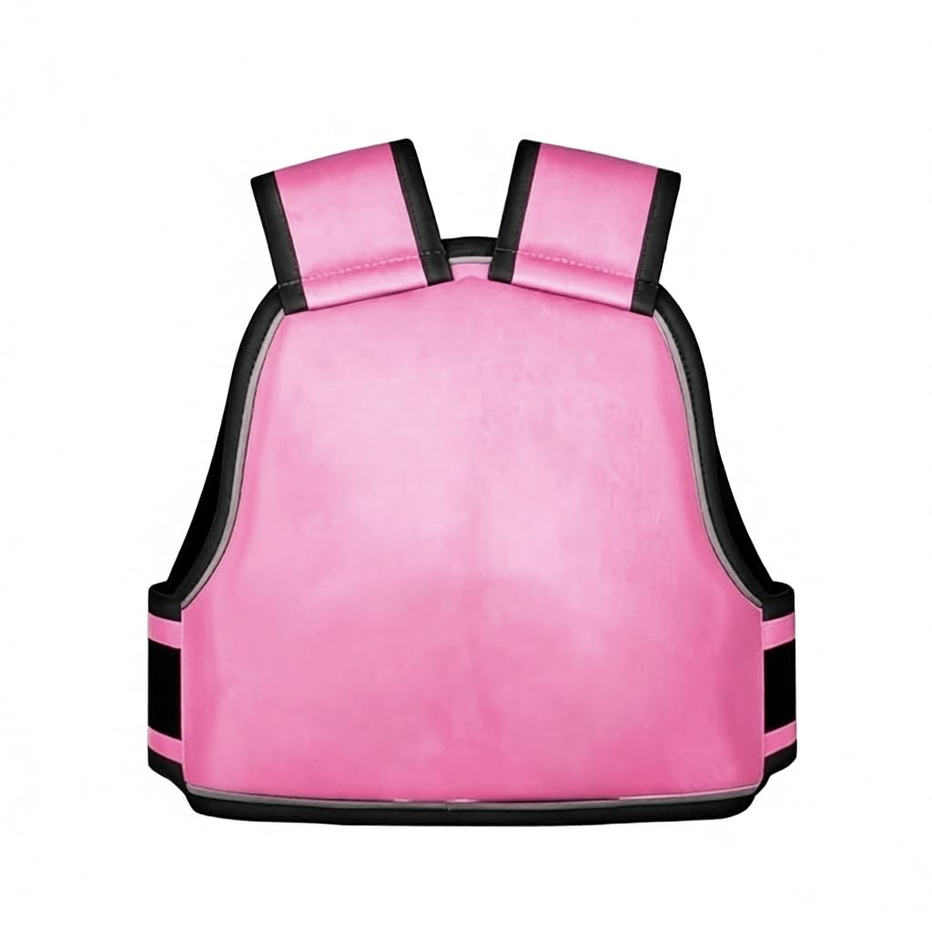 SNOWIE SOFT® Kids Safety Belt for Two Wheeler with Reflective Strips, Portable Seat Belt Children Motorcycle Harness for Motorcycle Bike, Adjustable Safety Harness for Boys Girls (2-12years)(Pink Dog)-image-12