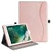 Fintie iPad 9.7 2018 2017 / iPad Air 2 / iPad Air Case - [Corner Protection] Multi-Angle Viewing Folio Cover w/Pocket, Auto Wake/Sleep for iPad 6th/5th Gen, iPad Air 1/2, Glitter Pink