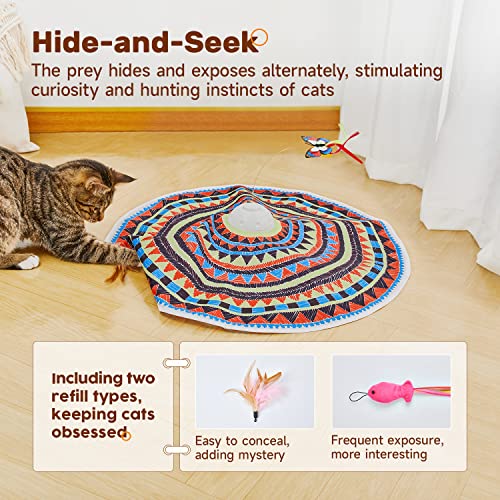 Potaroma POTAROMA-A15-MT-BOXI-HUA Cat Toys Chargeable, 3In1 Hide And Seek, Automatic Interactive Toy thumb #2