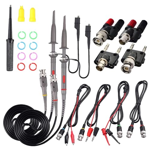 Image of Universal Oscilloscope Probe with Accessory Kit 100MHz Oscilloscope Clip Probe
