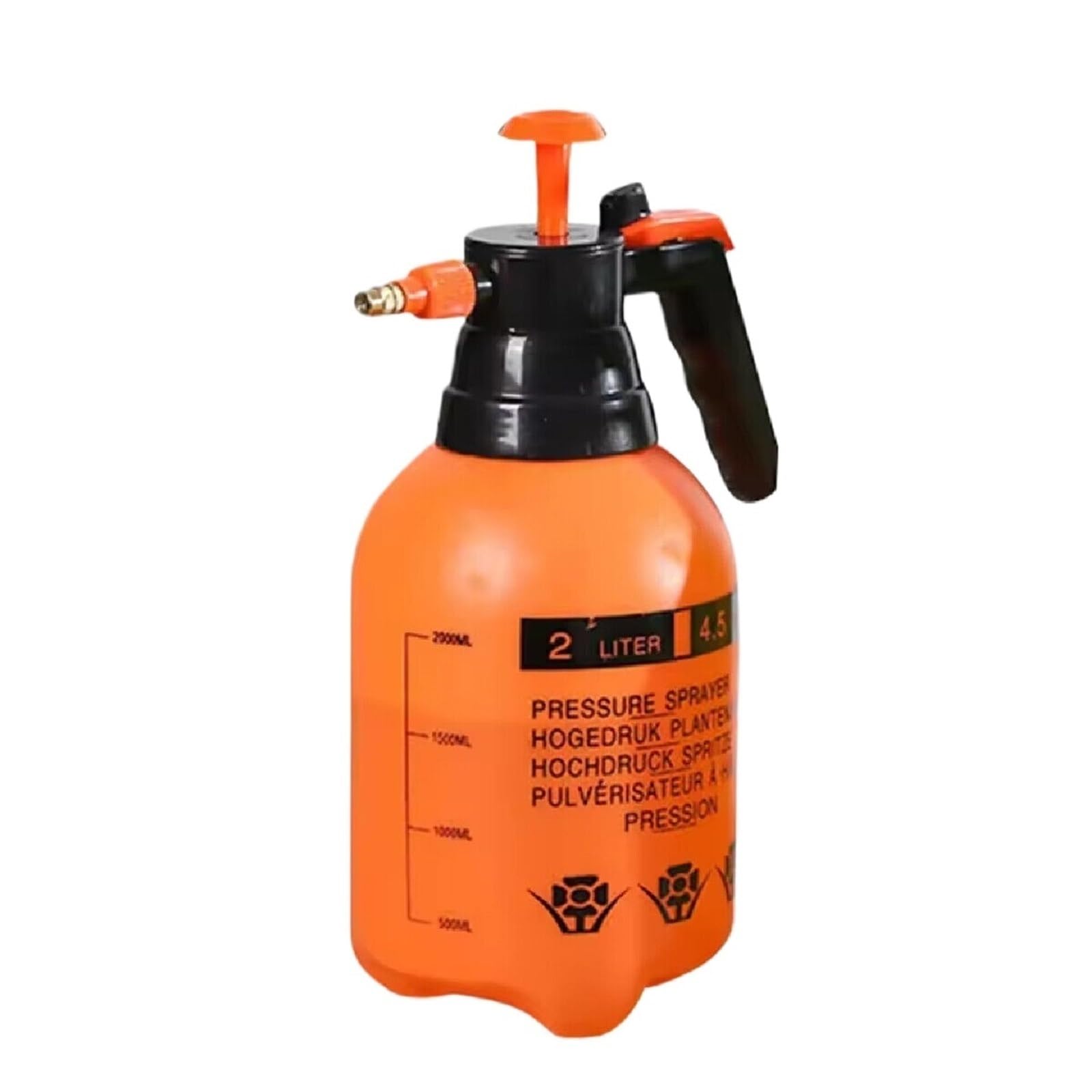 DSFIHJO 2L Garden Hand Pump Sprayer Portable Spray Bottle Plants Sprinkler Car Wash Watering Can