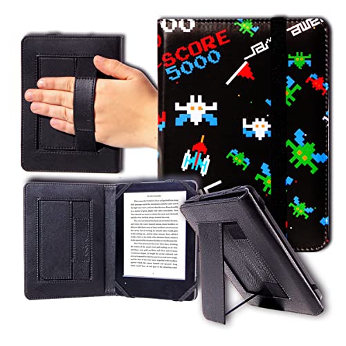 ANVAL Funda para Libro electrónico eReader eBook de 6 Pulgadas - Woxter, Kobo, Tagus, BQ, Energy, SPC, Inves, Papyre, Wolder, Nolim - 6' Universal - Atril (111)