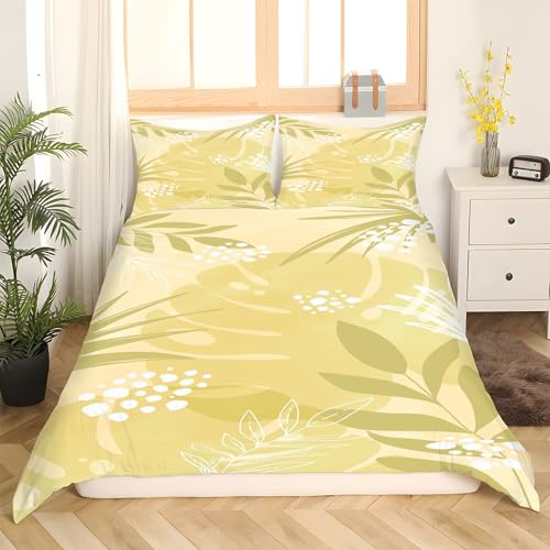 Housse couette en microfibre douce imprimé floral 90x190 lit 1 personne - 3
