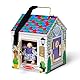 Melissa & Doug Türklingelhaus Puppenhaus aus Holz mit Türklingelgeräuschen | Mehrfarbig | Holzpuppen | 3+ | Geschenk für Jungen oder Mädchen