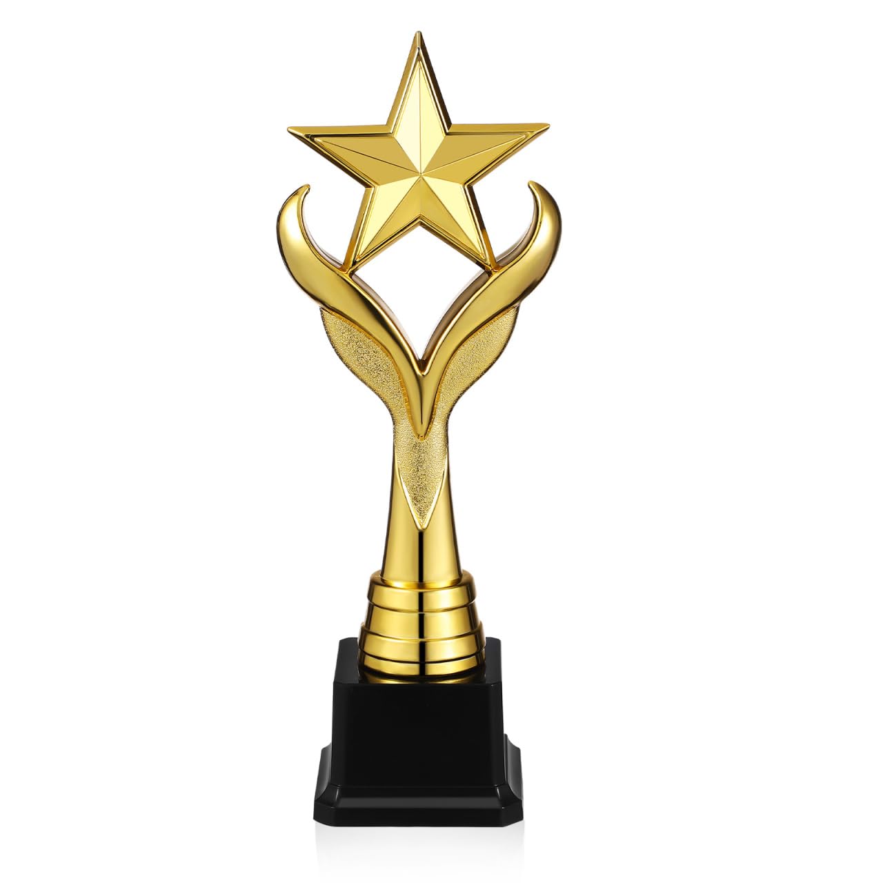 NOLITOY 11 Inch Star Award Trophy, Plastic Gold Award Trophy Cup 1st Place Trophy for Sports Tournament, Award Ceremony, Party Celebration, Reward,