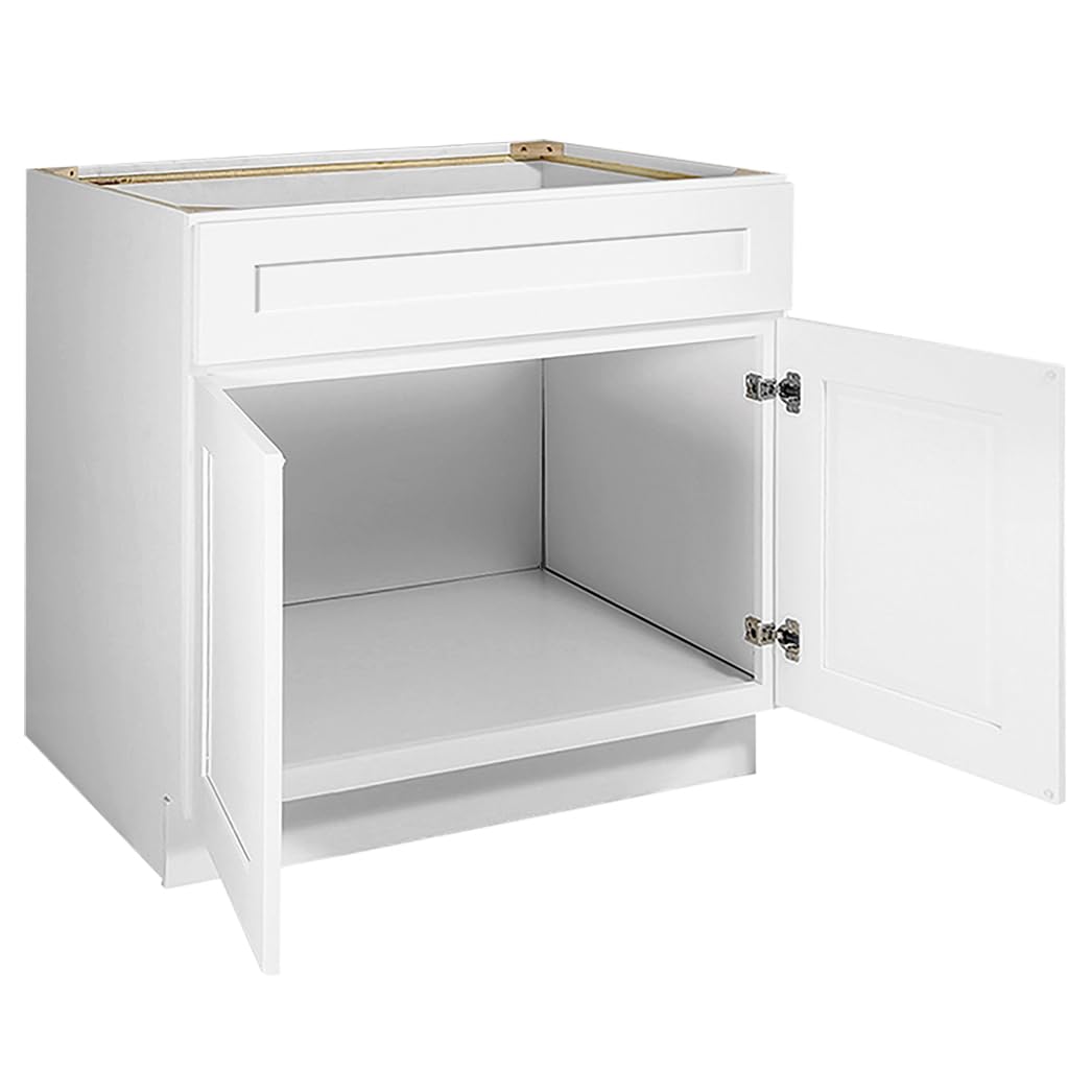 Design House Brookings RTA Kitchen Cabinets, 1 Drawer, White