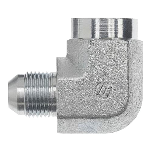 Brennan Industries 2502-08-04-FG Forged Steel 90 Degree Elbow Adapter, 3/4