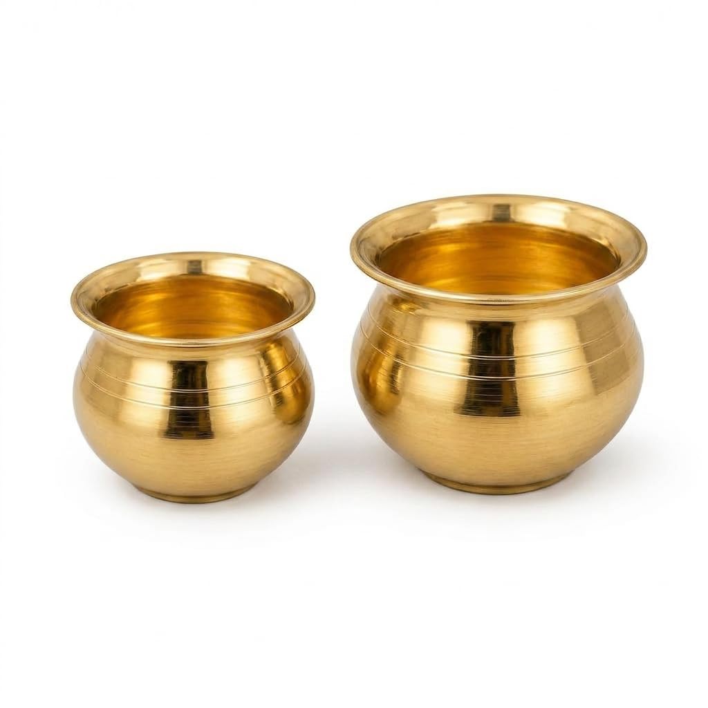 Pure Brass Puja Kalash – Small and Medium Size Lota for Daily Jal Arpan, Surya Arghya, and Spiritual Rituals-image-48