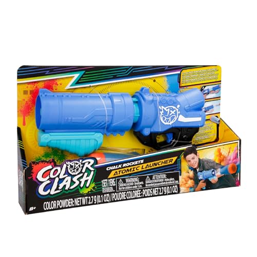Image of Funskool Color Clash Atomic Launcher, Color Gun for Holi, Eco Friendly, Outdoor Games Toy Gun for Boys, Best Gift for Kids 8 Year Old and Above