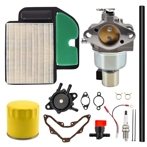20-853-8 Carburetor Air Filter Kit Fits for Kohler Courage SV470 SV471 SV480 SV530 SV540 SV541 SV590 SV591 SV610 15-22 HP Engine for Troy Bilt MTD Toro John Deere X300 Husqvarna GT52XLS carb