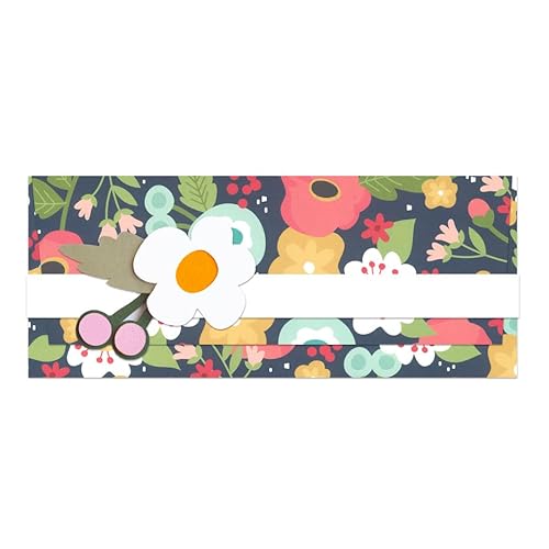 Porta soldi - flower power - cerimonie - busta portasoldi (formato 22 x 9,5 cm) + biglietto d'auguri vuoto all'interno - ideale per il tuo messaggio personale - realizzato interamente a mano.