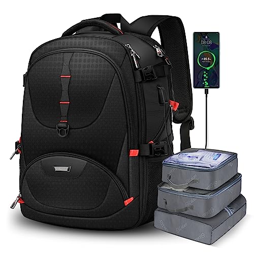 Large-Travel-Backpack-for-Men-Flight-Approved-Carry-On-Bag-17-Inch-Laptop-Backpack-for-Work-College-BackpackComputer-BackpackWaterproof-Diaper-Bag-for-Women-Black