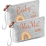 Snyvpra Geschenke Für Schwangere, Praktische Filztasche Als Schwangerschaft Geschenk Und Geschenk Zur Geburt, Ideal Für Babyparty Und Krankenhaustasche, 23 X 16 cm