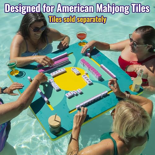 Mesa flotante Mahjong para juego en piscina miniatura 3
