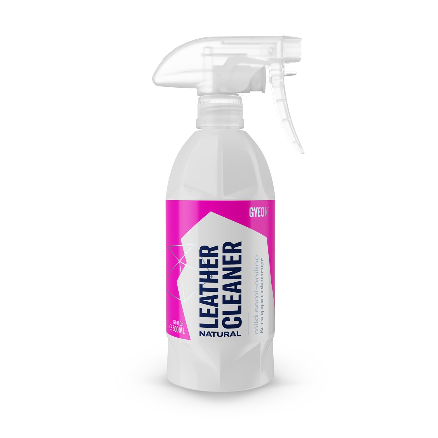 GYEON LeatherCleaner Natural – Detergente per pelle semi-anilina e nappa, con pH delicato, rimuove residui oleosi, scolorimento e sporco, formula senza residui per la preparazione di dettagli interni