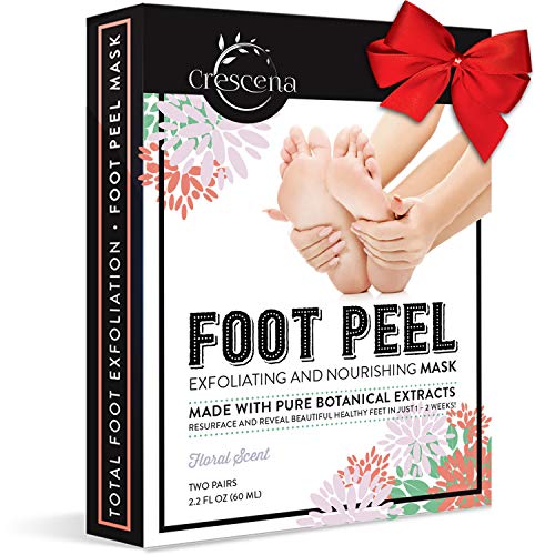 Exfoliating Foot Peel Mask 2 Pair - Baby Soft & Smooth Feet  Gentle Exfoliation Treatment To Remove Rough Dead Skin & Calluses - For Men & Women