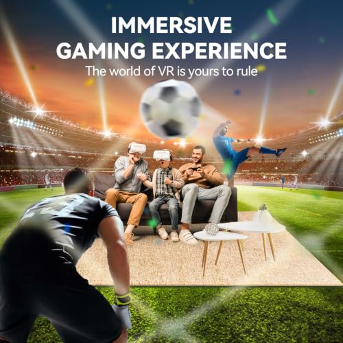 Image of TECKNET VR Headset for Phone, Virtual Reality Headsets with HD 110FOV Anti-Blue Light Lenses & Adjustable Gears, 3D VR Headset for Kids Compatible iPhone Samsung Android 4.7-7.2 inch