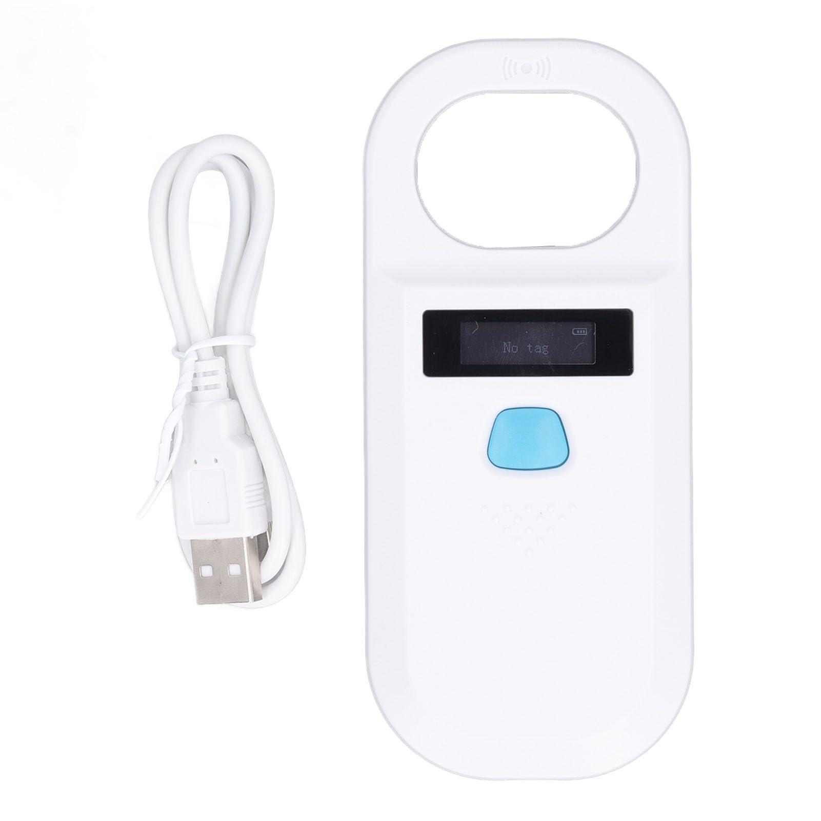 Lecteur D'étiquettes à Micropuce, Rechargeable par USB, Scanner D'étiquettes D'Animaux, Scanner D'identification de Puces pour Animaux de Compagnie, Lecteur de Puces pour Chiens,