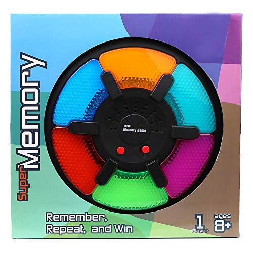 Handheld Memory Game, Light Up Memory Game With 6 Pattern Sequence, With Lights And Different Sounds For Each Color Master, Brainy Game For Kids, Boys And Girls #TOP6
