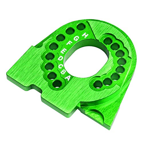 Image of Hobbypark Aluminum Motor Plate for Traxxas TRX4 TRX6 Motor Mounts (Green)