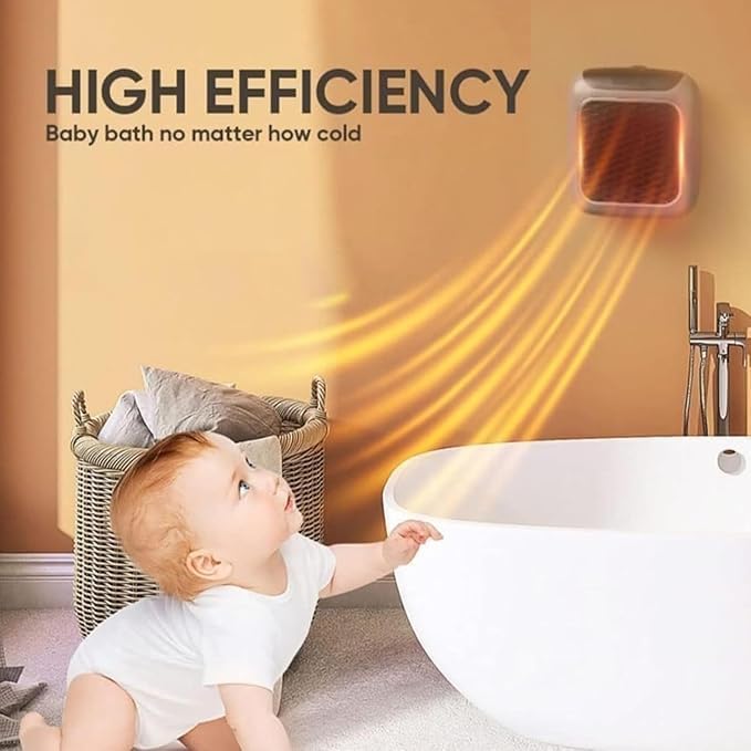 800W Wall-Mounted Electric Convector Heater – Energy-Efficient Silent Infrared Room Heater for Bathroom, Bedroom & Greenhouse Compact 220V Indoor Heating Stove 11