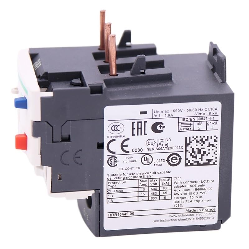 Screw clamp Differential Thermal Overload Relay