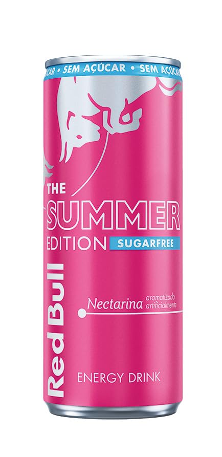 Red Bull Energético, Summer Edition, Nectarina, Sem Açúcar, 250ml