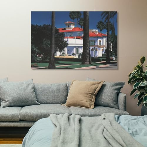 Poster Tropical Mansion Hiroshi Nagai égayer un mur blanc avec style