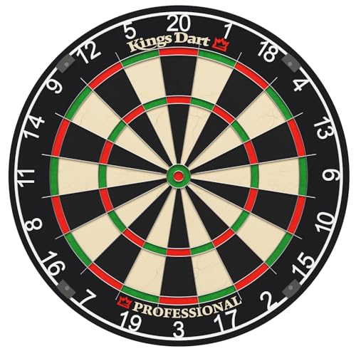 Kings Dart Dartscheibe | Professional HD | Sisal | ø 45 cm Kings Dart Dartscheibe | Professional HD | Sisal | ø 45 cm