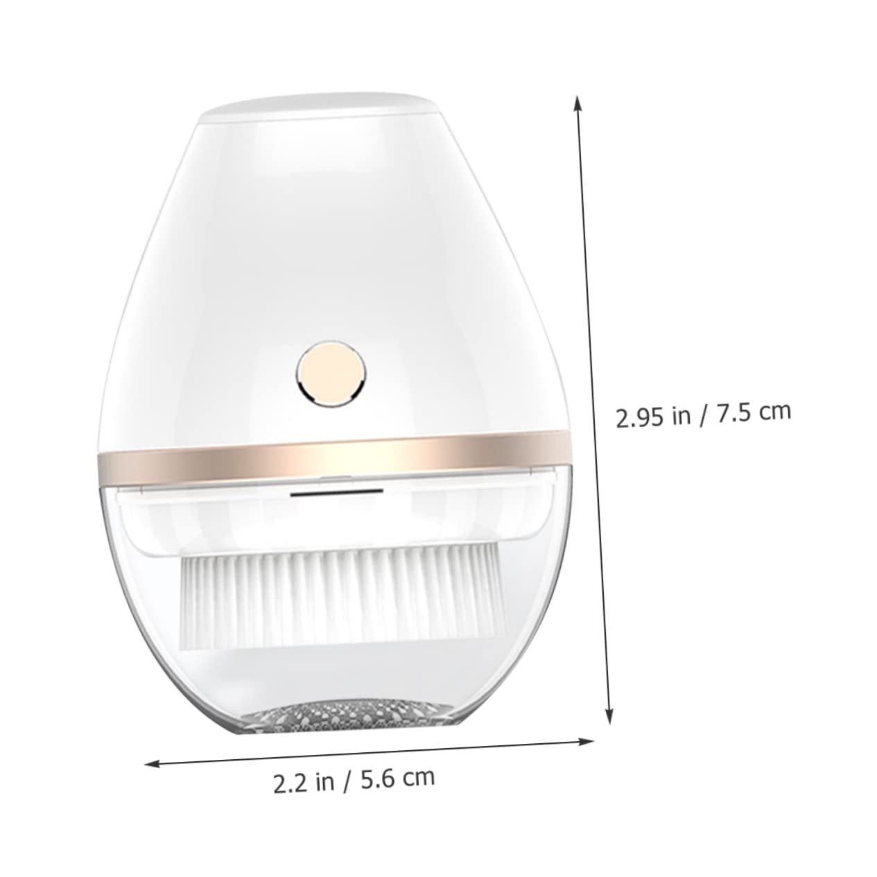 Cepillo Facial Eléctrico Portátil Batería de 300mah para Limpieza Profunda Herramienta para Lavarse la Cara y Material Abs Plástico Electrochapado