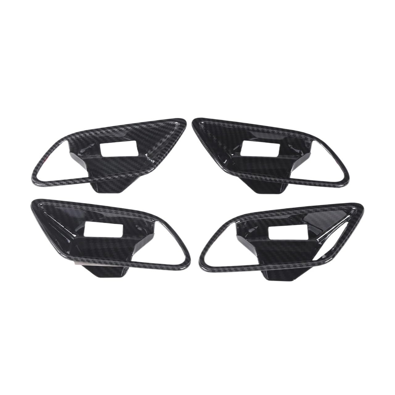 BIKKJBK Car Vehicle Door Handle Carbon Style Inner Door Handle Cover LHD for A-Class for W177 for CLA for C118 for Universal 2018